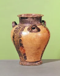 Small Pithos with a Stylised Leaf Pattern